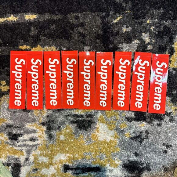 Supreme Box Logo Red Sticker Register To Vote 2020 (9 Total) - Picture 1 of 2
